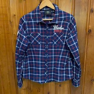 Women’s Harley Davidson flannel size m